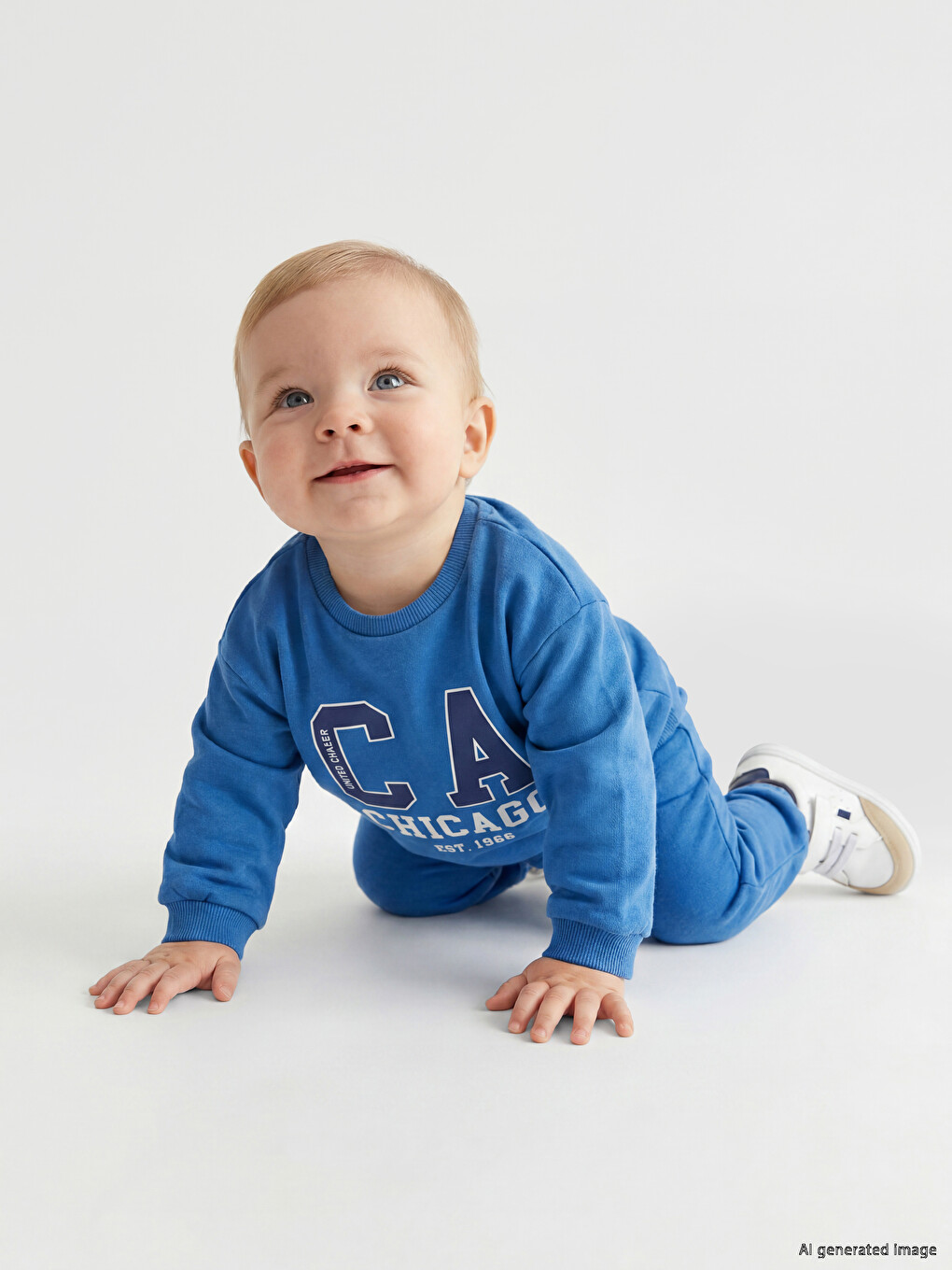 Chicago Printed Baby Boys' Tracksuit Set-1