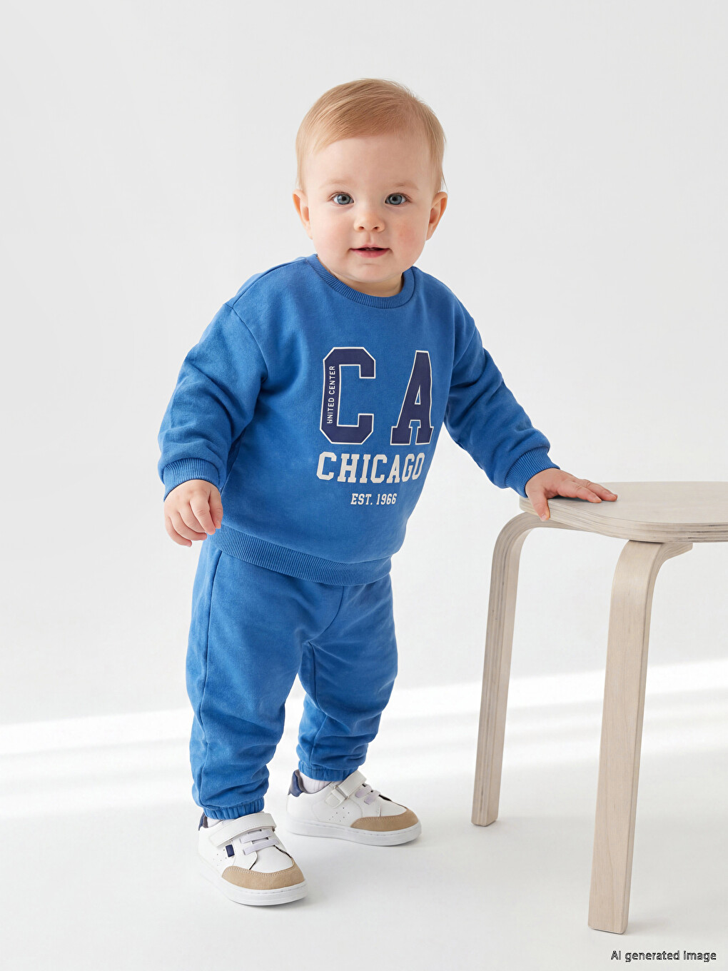 Chicago Printed Baby Boys' Tracksuit Set-2