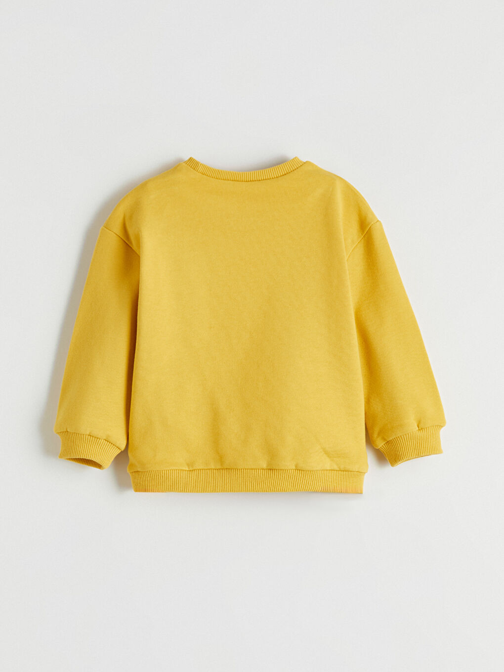 Sarı London Baskılı Erkek Bebek Eşofman Takımı-3