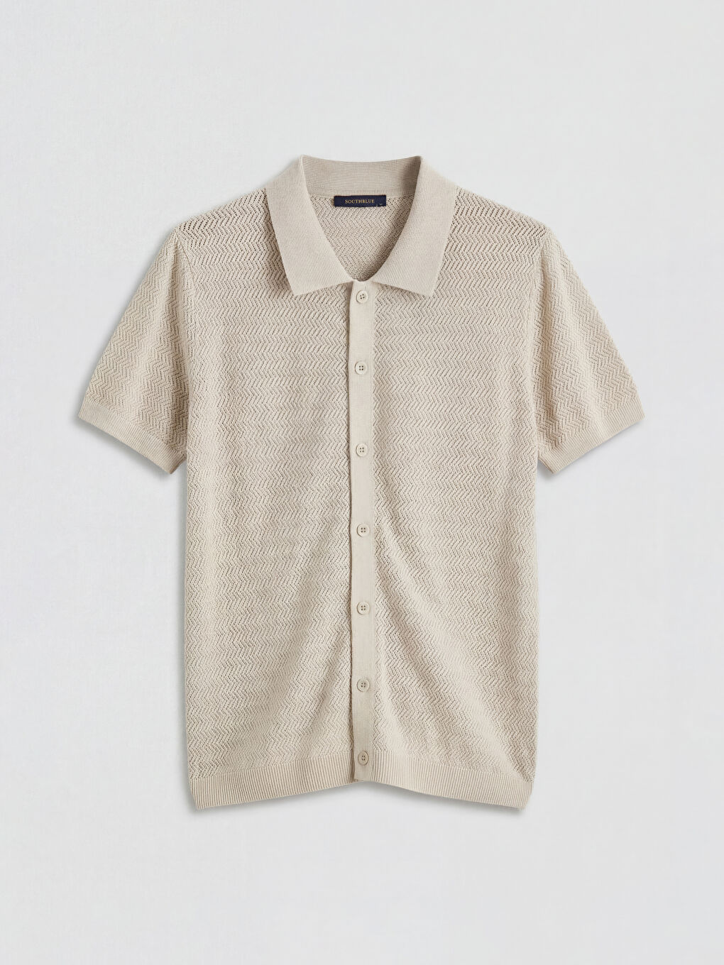 Bej Polo Yaka Erkek Tişört