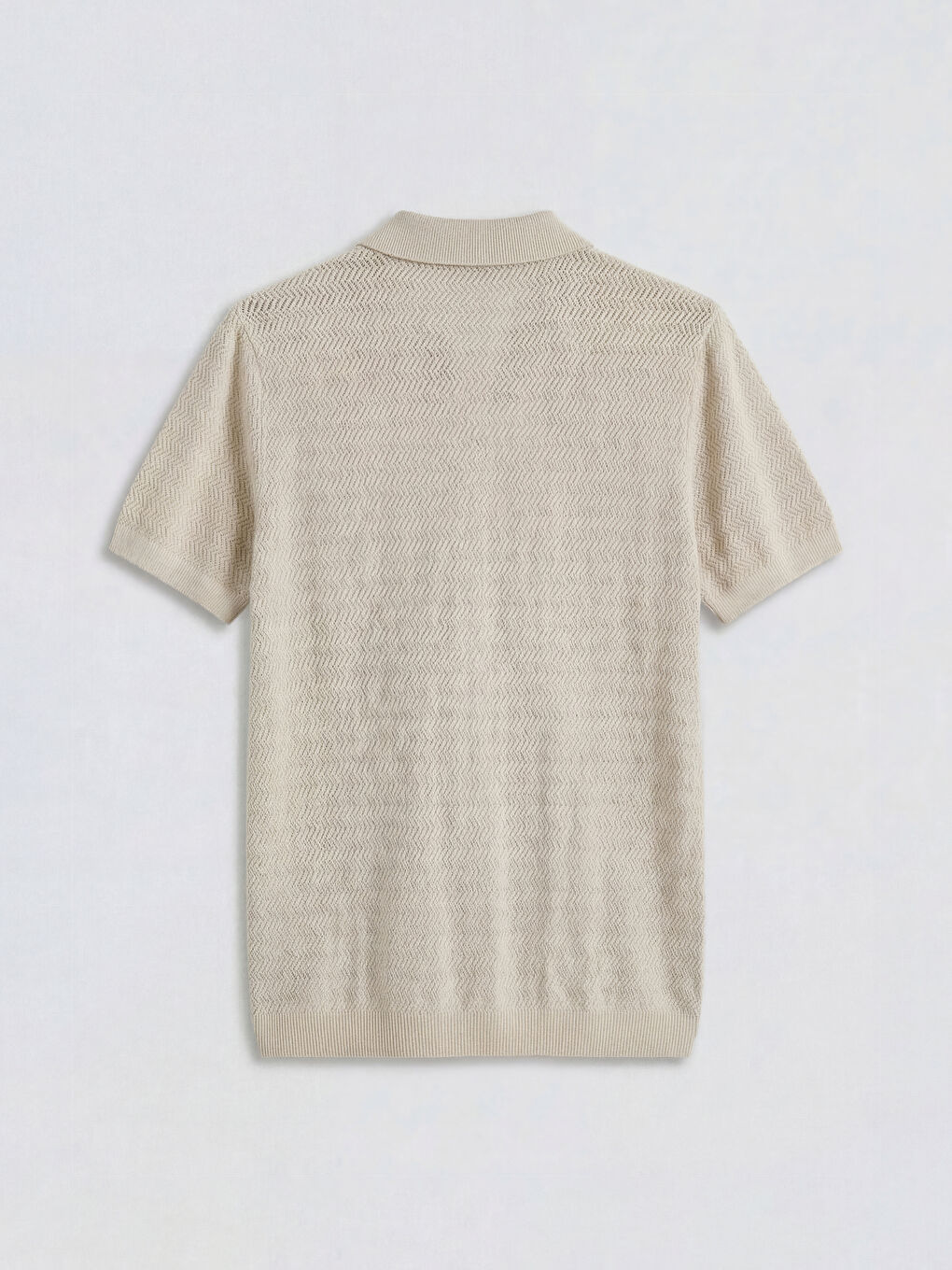 Bej Polo Yaka Erkek Tişört-2