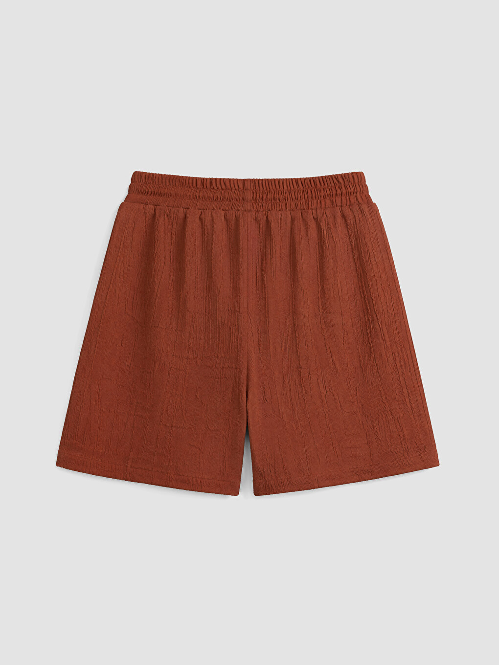 Woman Brown Shorts-1