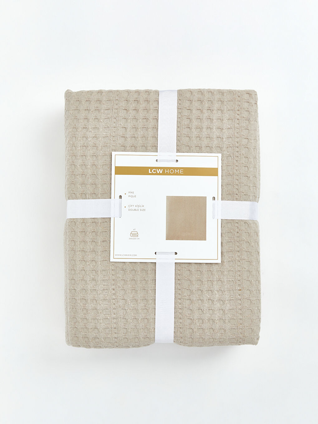 Kahverengi Waffle Çift Kişilik Pike-2