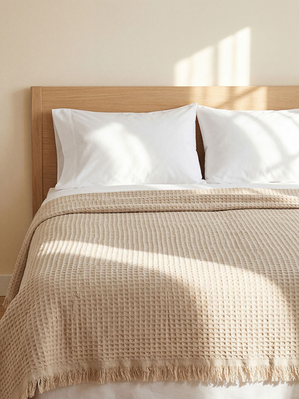 Kahverengi Waffle Çift Kişilik Pike