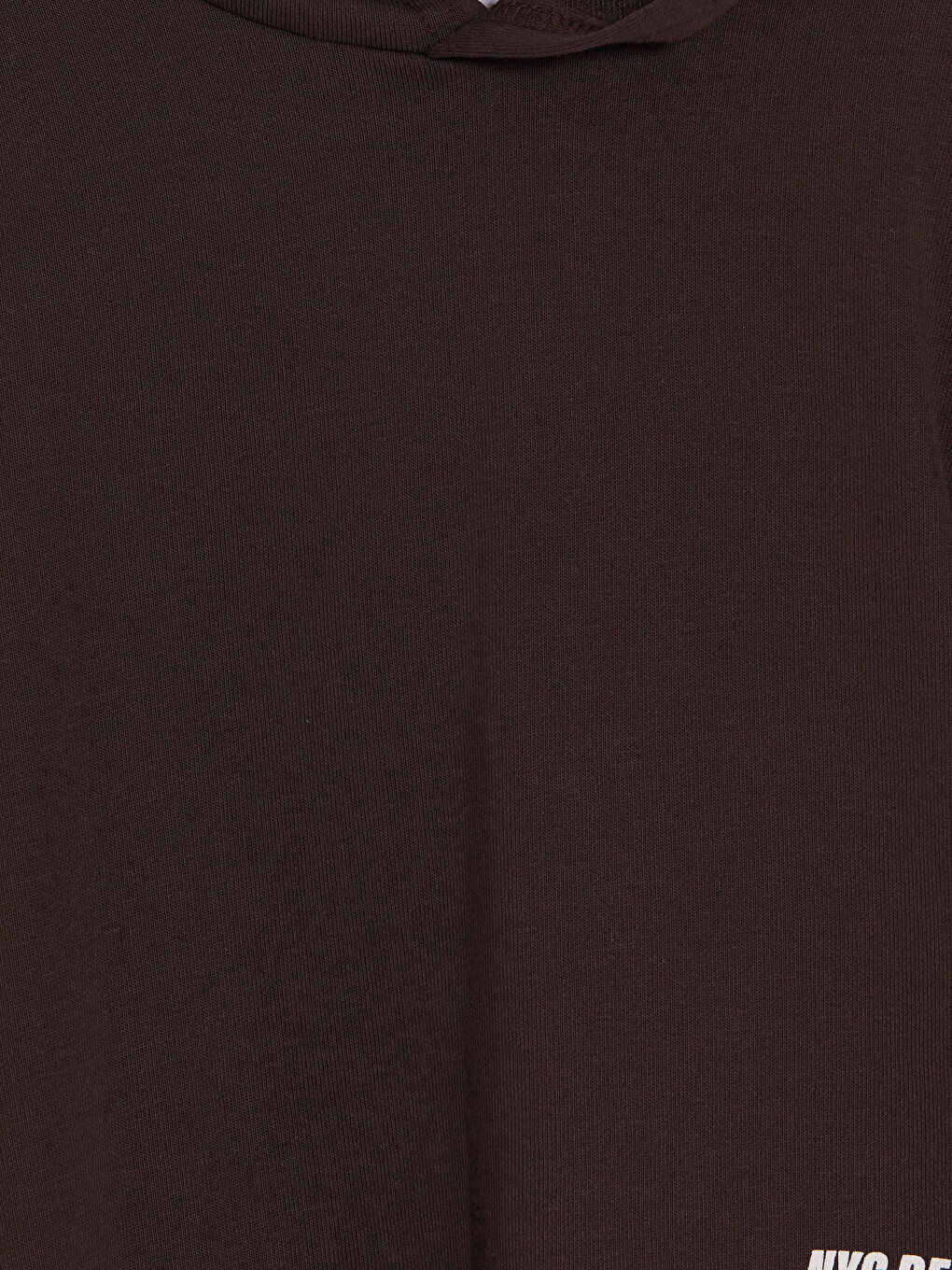 Kahverengi Kapüşonlu Erkek Çocuk Sweatshirt-1