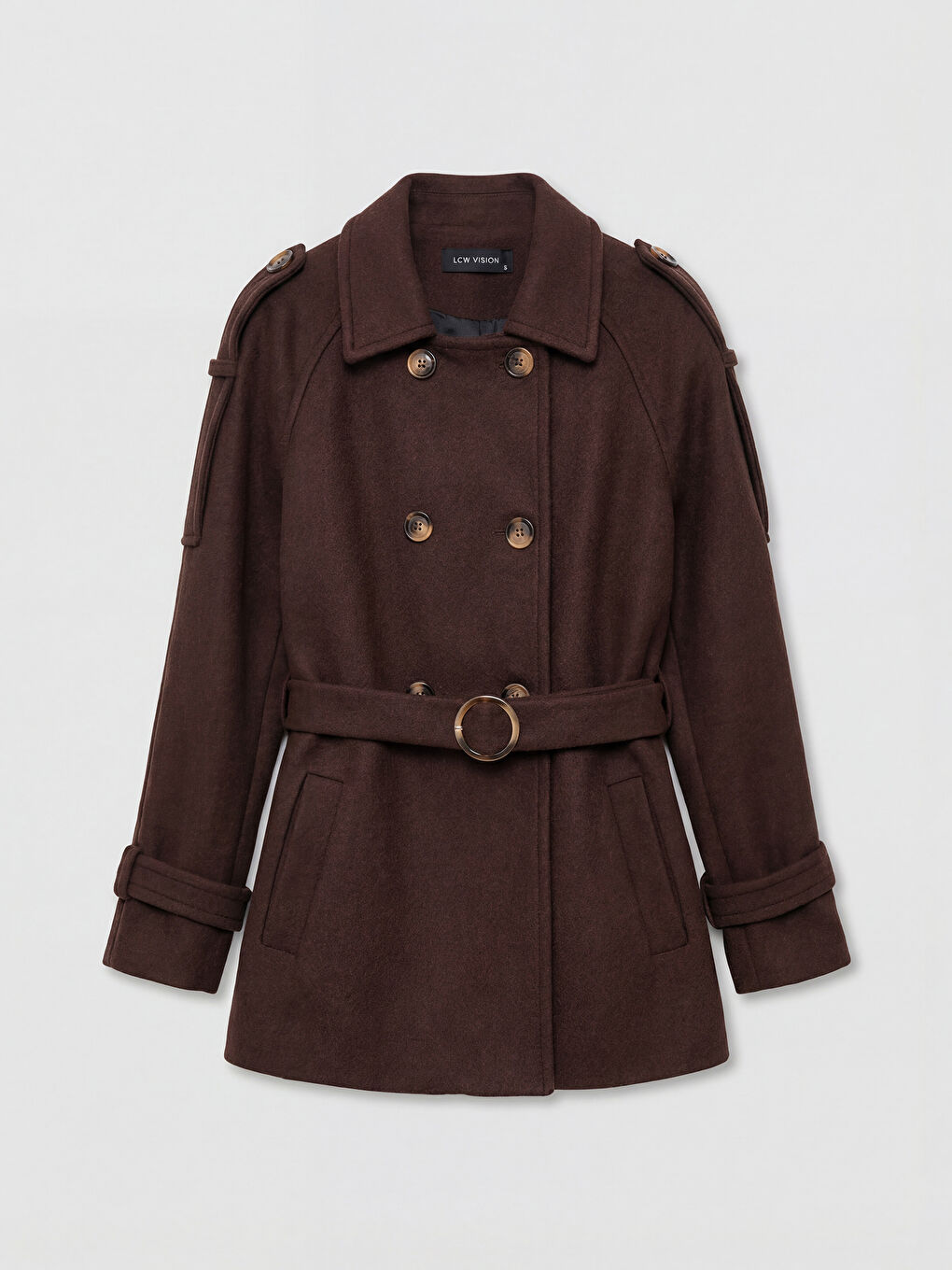 معطف من الصوف المخلوط-3