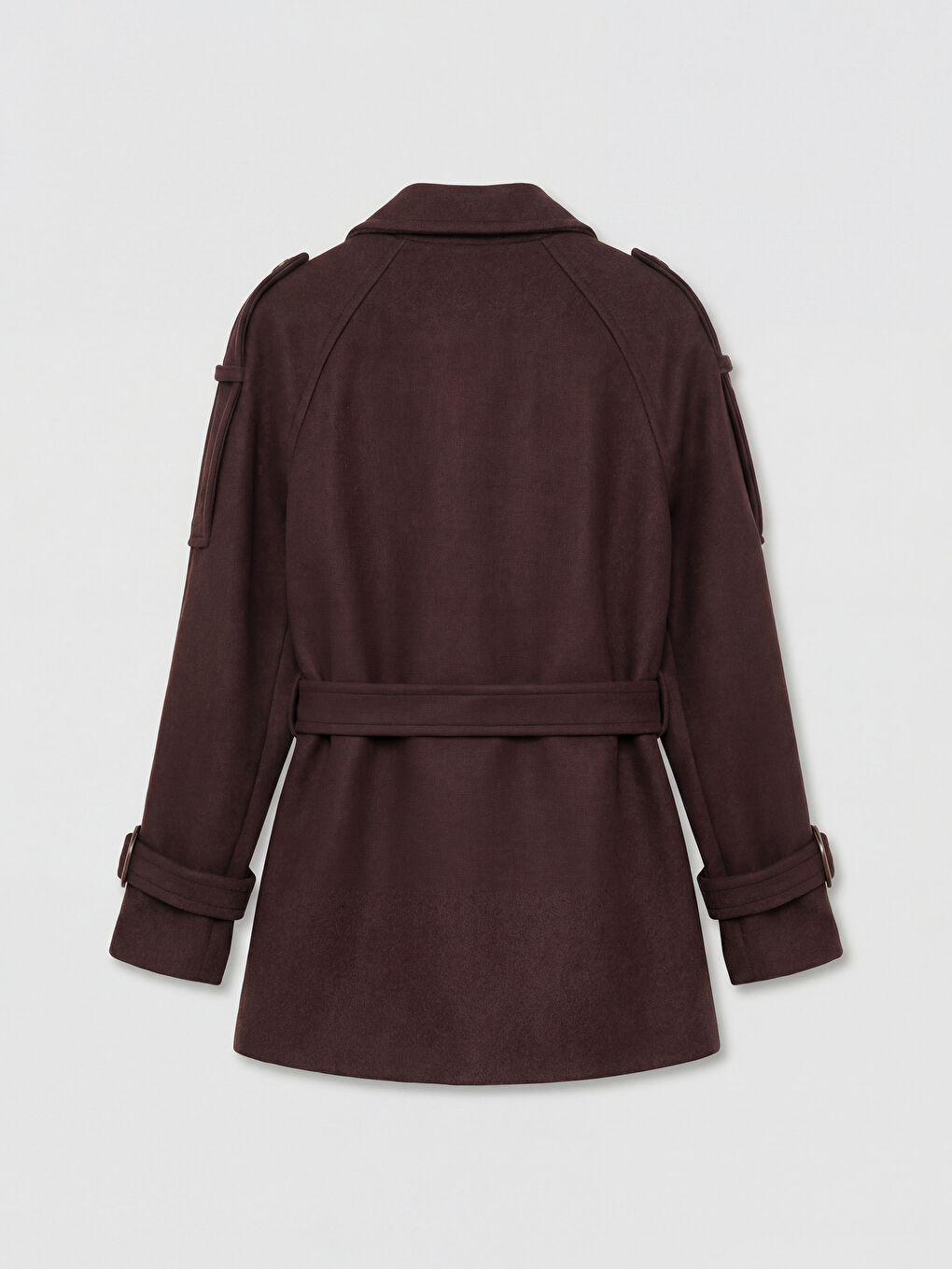 معطف من الصوف المخلوط-4