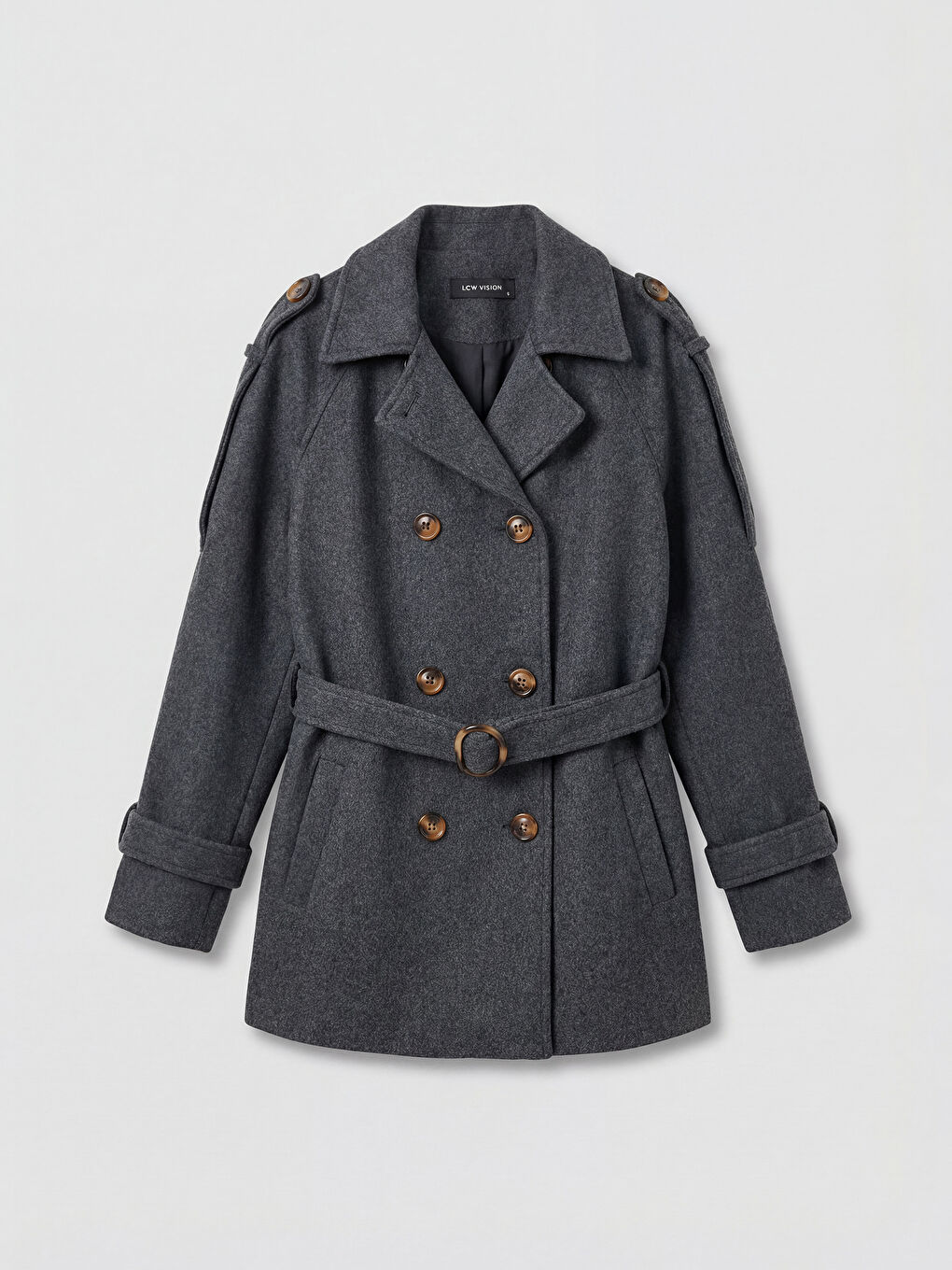 معطف من الصوف المخلوط