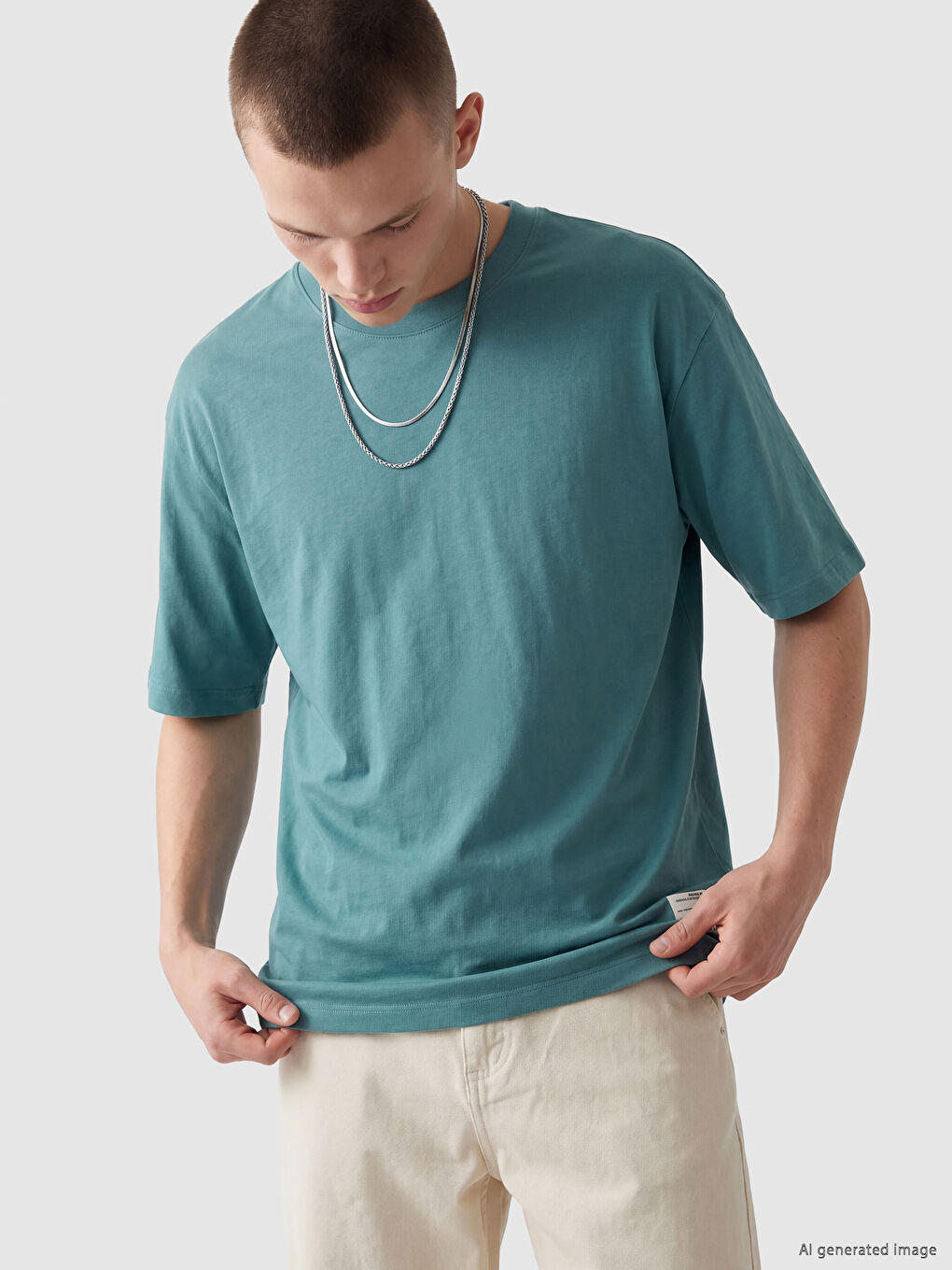 Man Petrol T-Shirt-1
