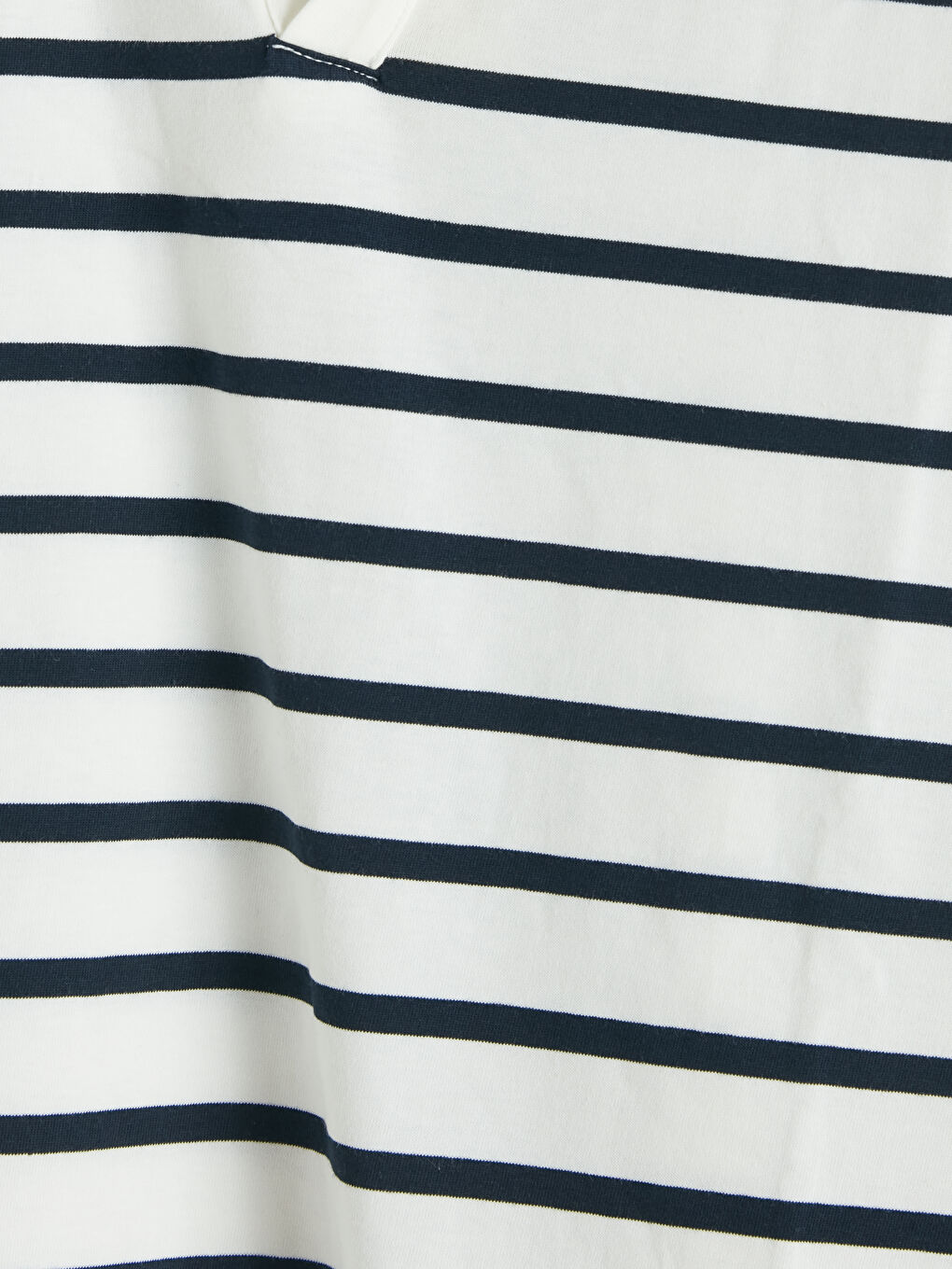 Ekru Polo Yaka Çizgili Erkek Tişört-2
