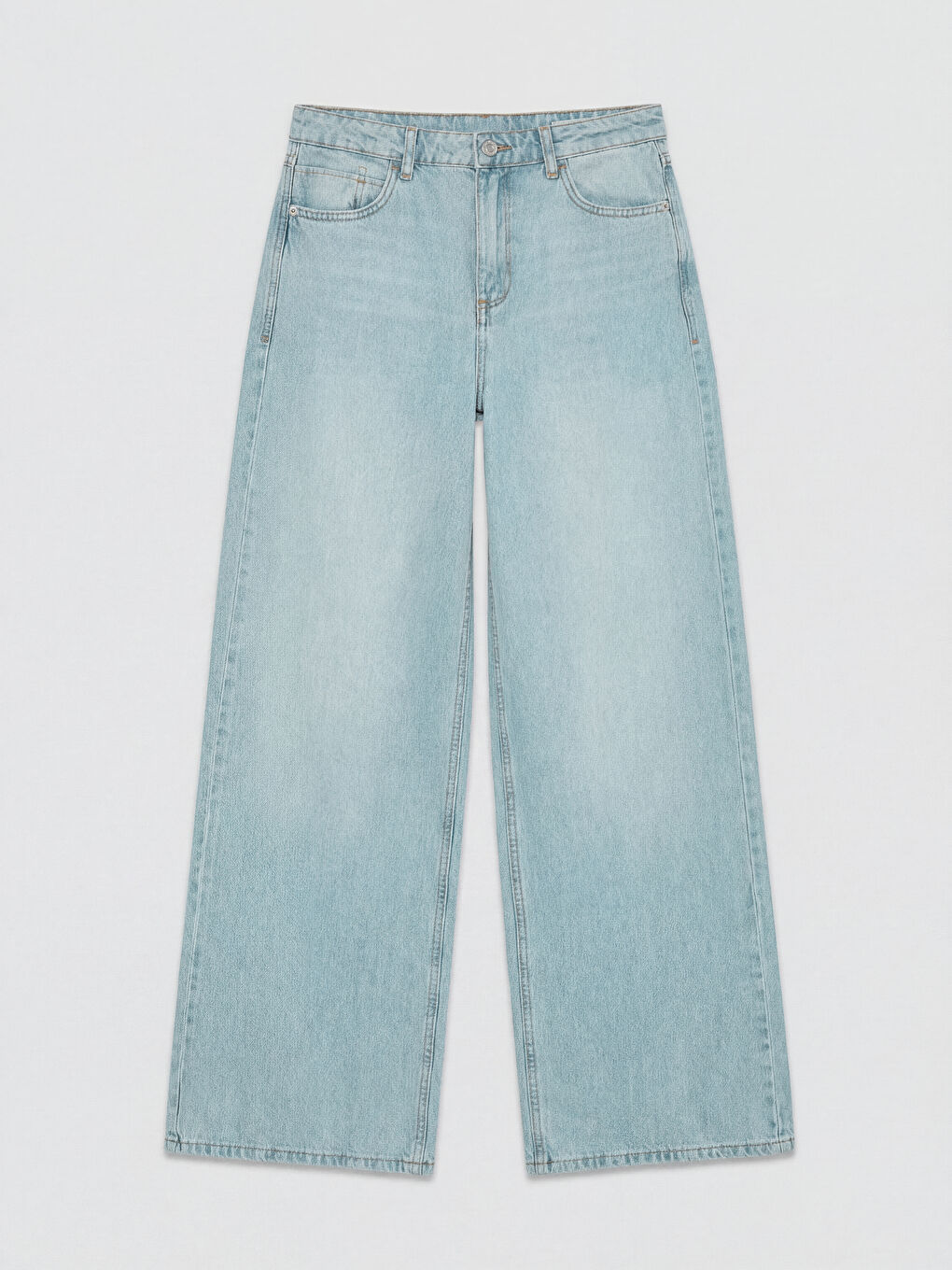 İndigo Wideleg Kadın Jean Pantolon