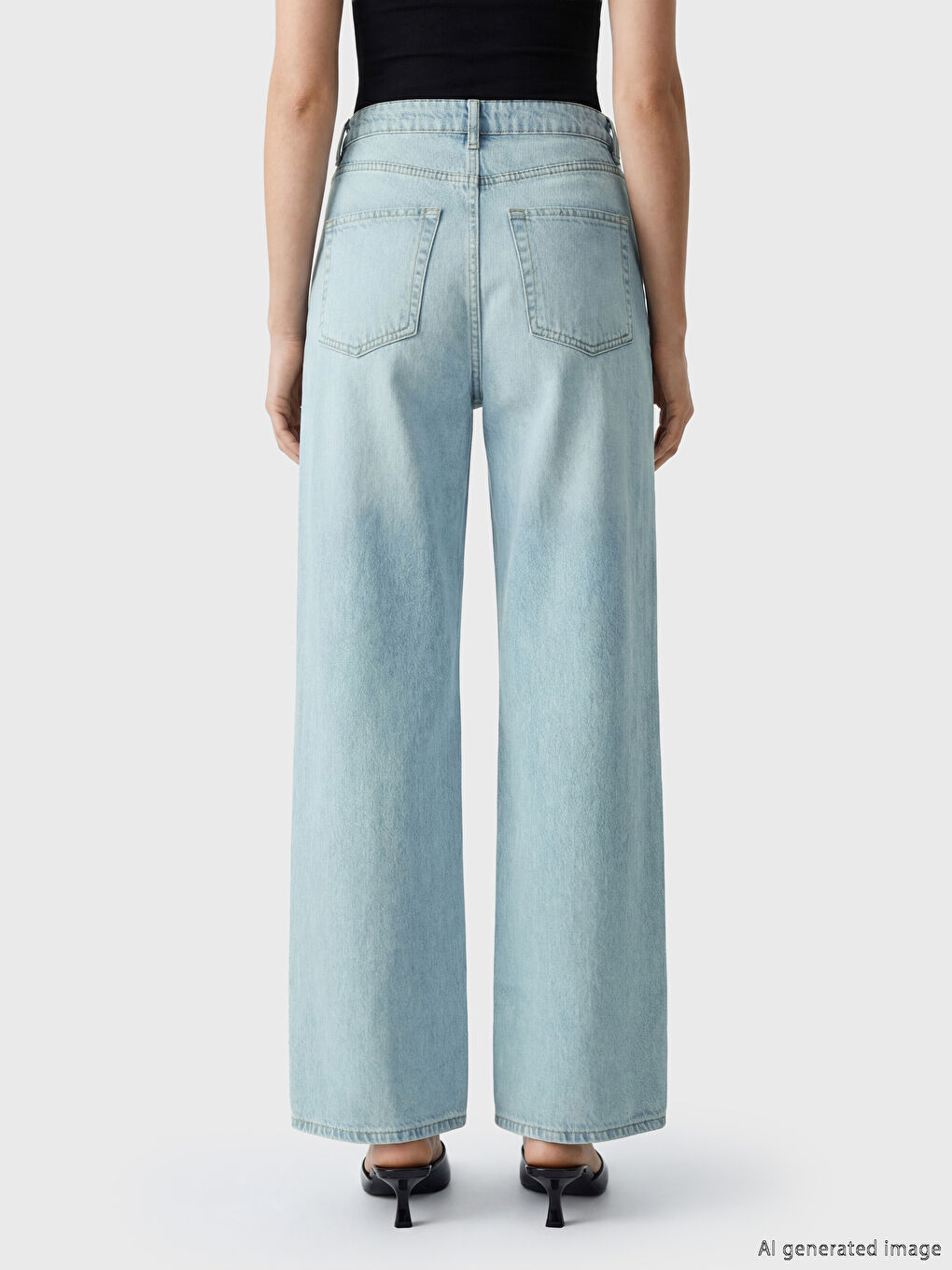 Wideleg Women's Jeans-3