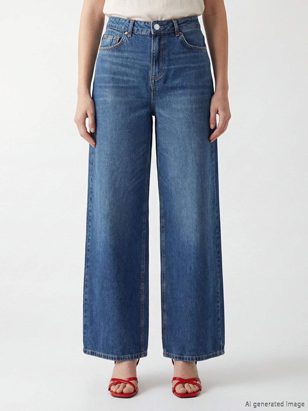 Wideleg Women's Jeans-1