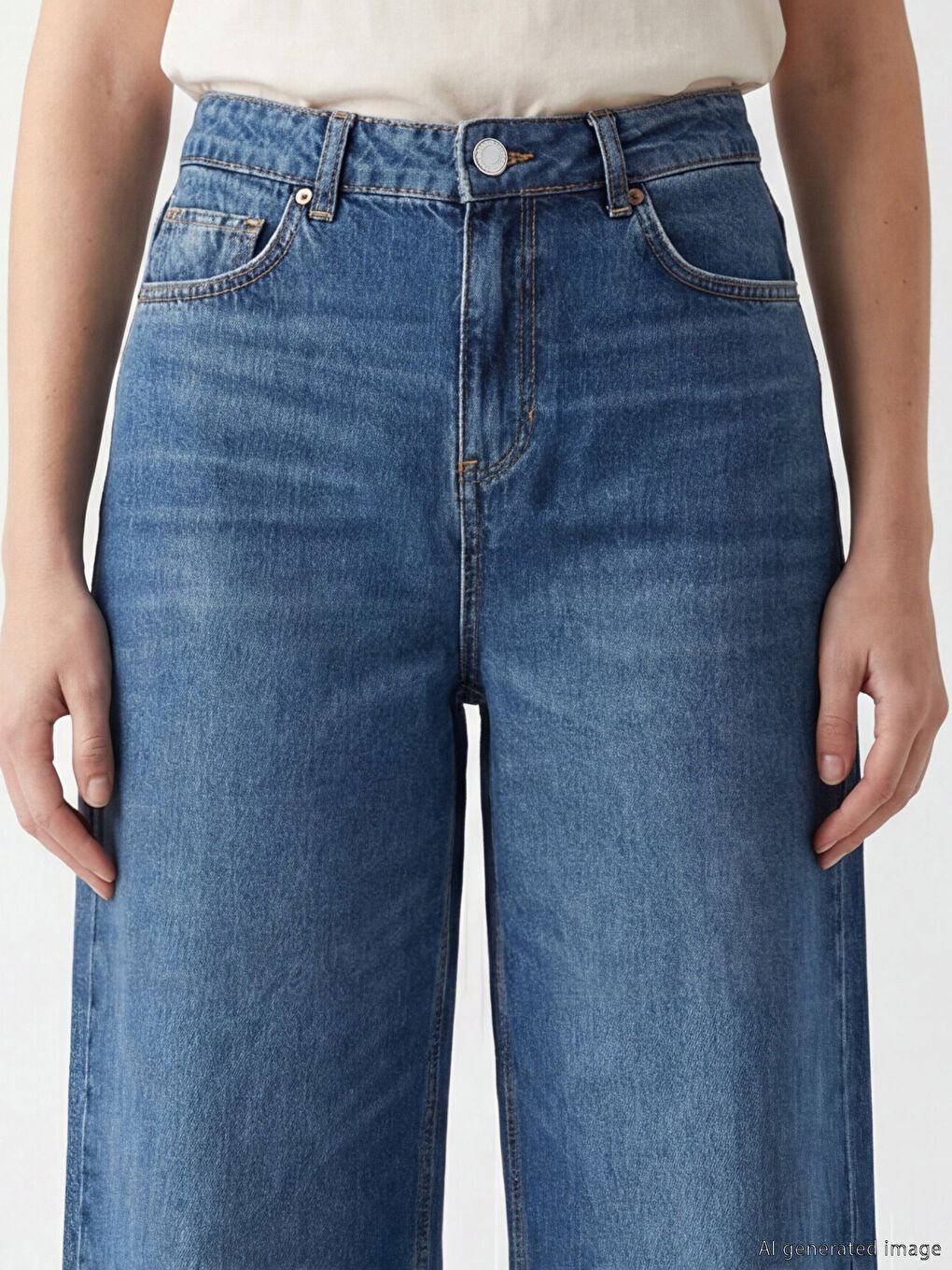 Wideleg Women's Jeans-2