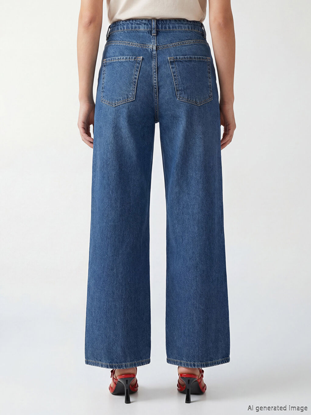 Wideleg Women's Jeans-3