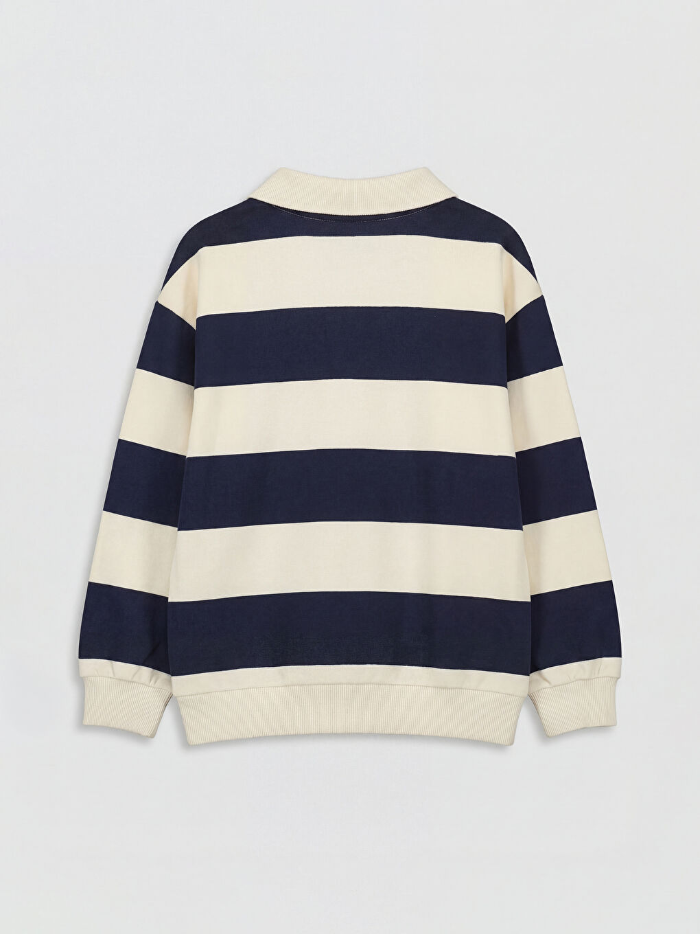 Lacivert Polo Yaka Erkek Çocuk Sweatshirt ve Eşofman Altı-2