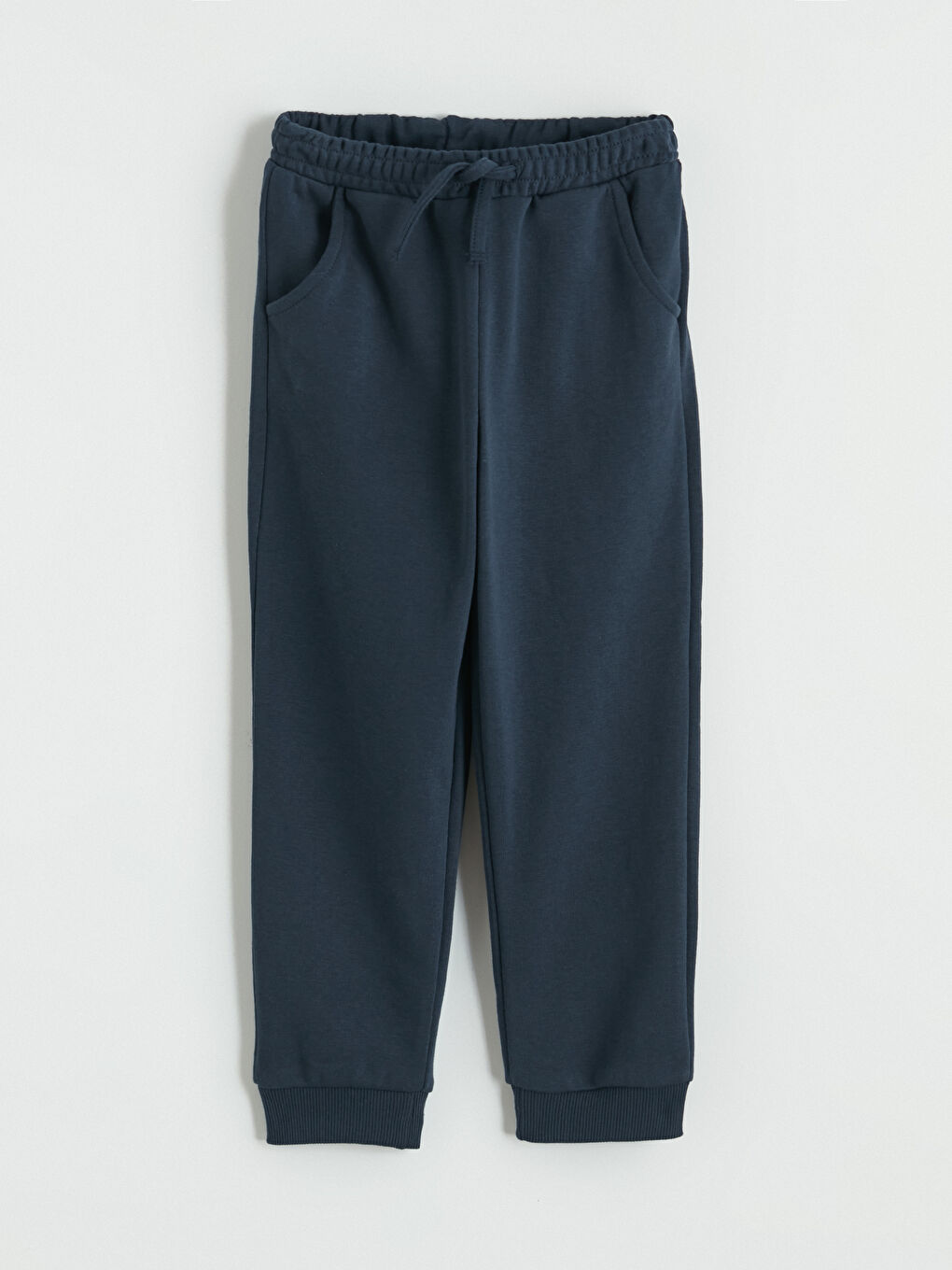 Lacivert Beli Lastikli Erkek Çocuk Jogger Eşofman Altı