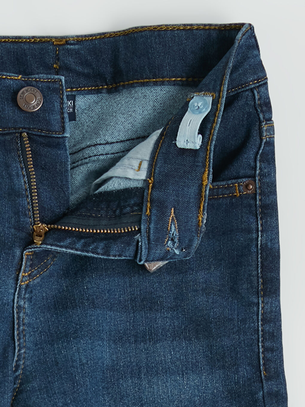 İndigo Süper Skinny Fit Erkek Çocuk Jean Pantolon-1