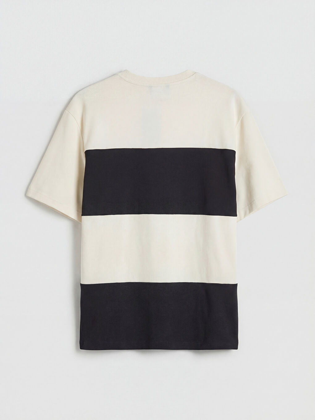 Lacivert Renk Bloklu Erkek Tişört