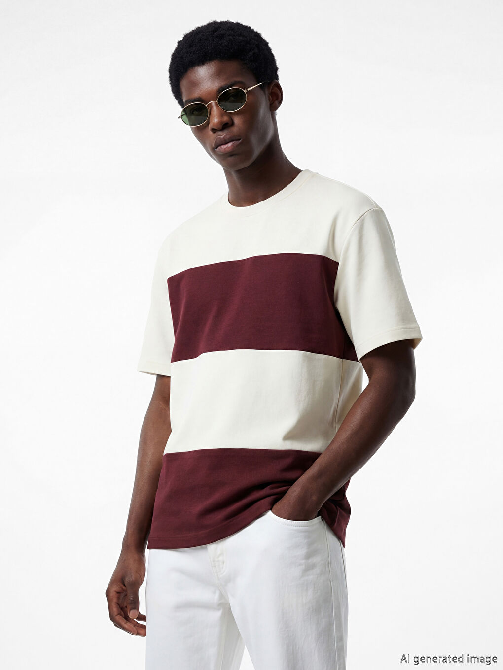 Muškarac BORDO Majica kratkih rukava