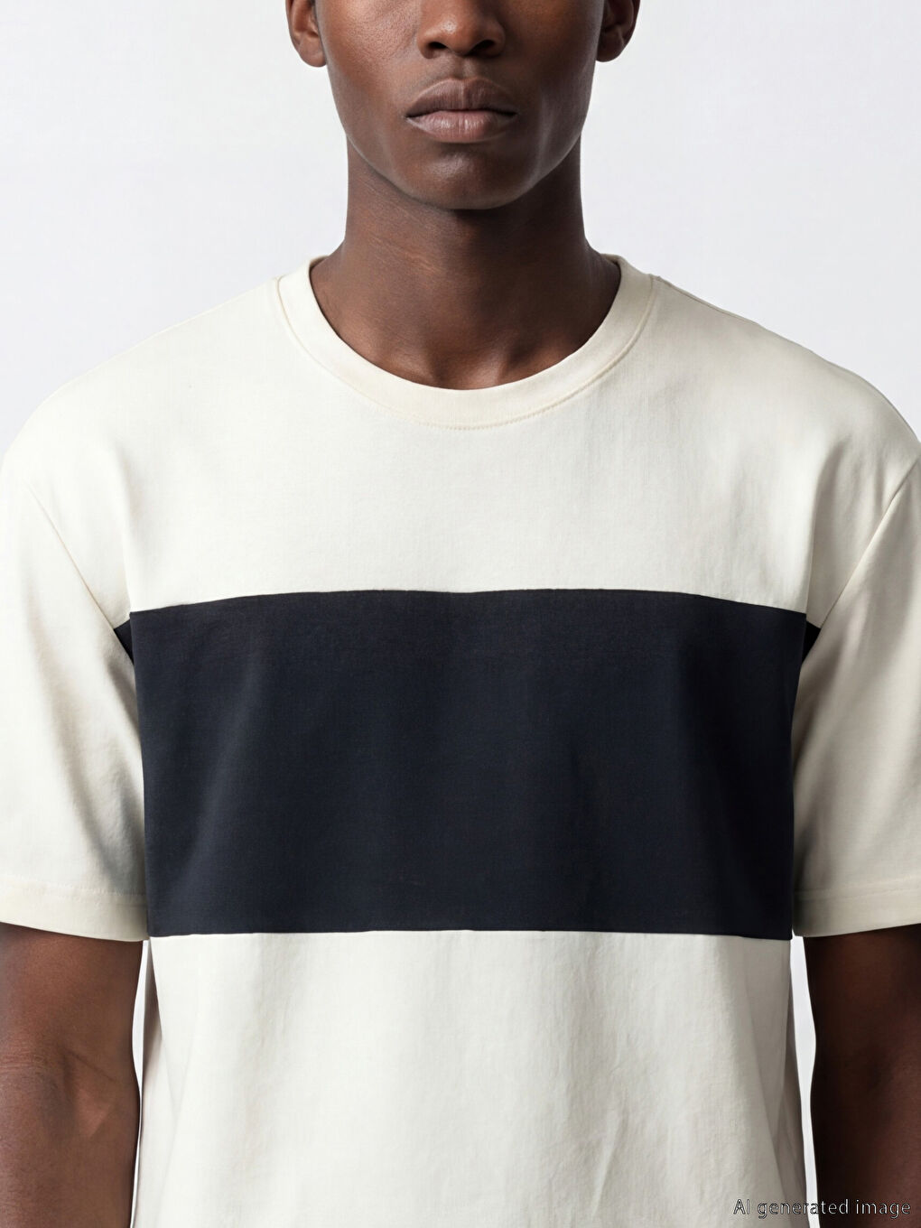 Чоловіча футболка з колор-блоком-2