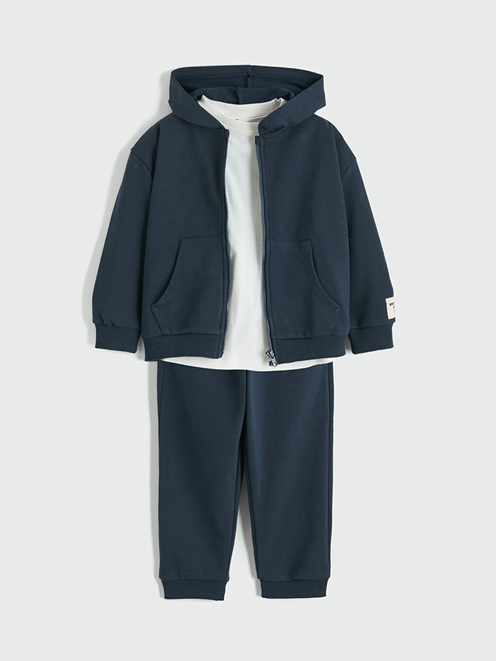 Lacivert Erkek Çocuk Takım 3'lü	