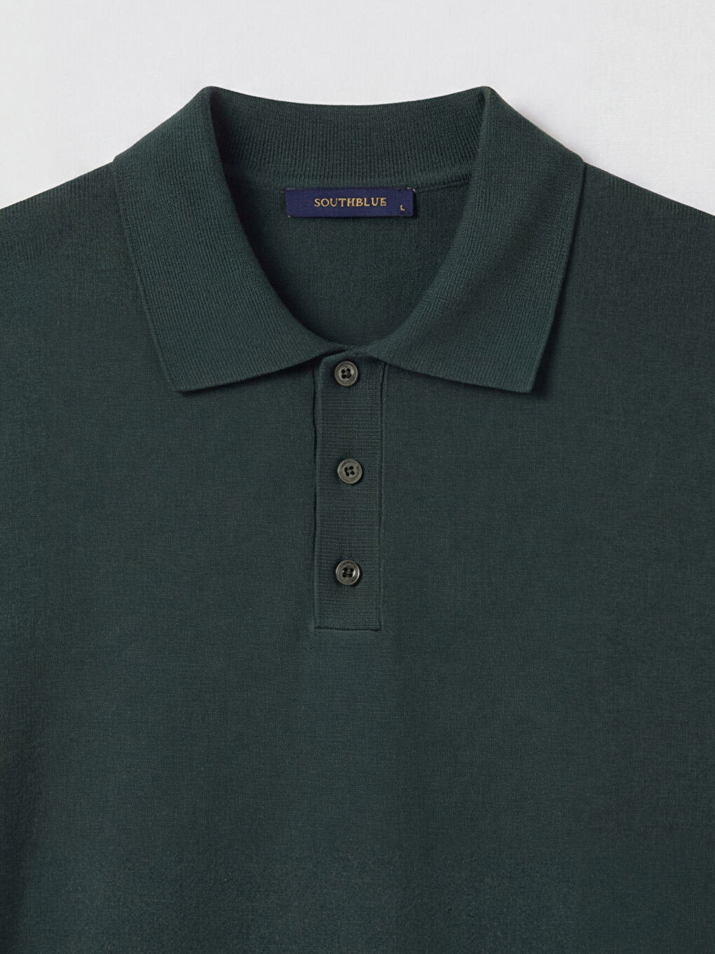 Yeşil Polo Yaka Erkek Triko Tişört-2