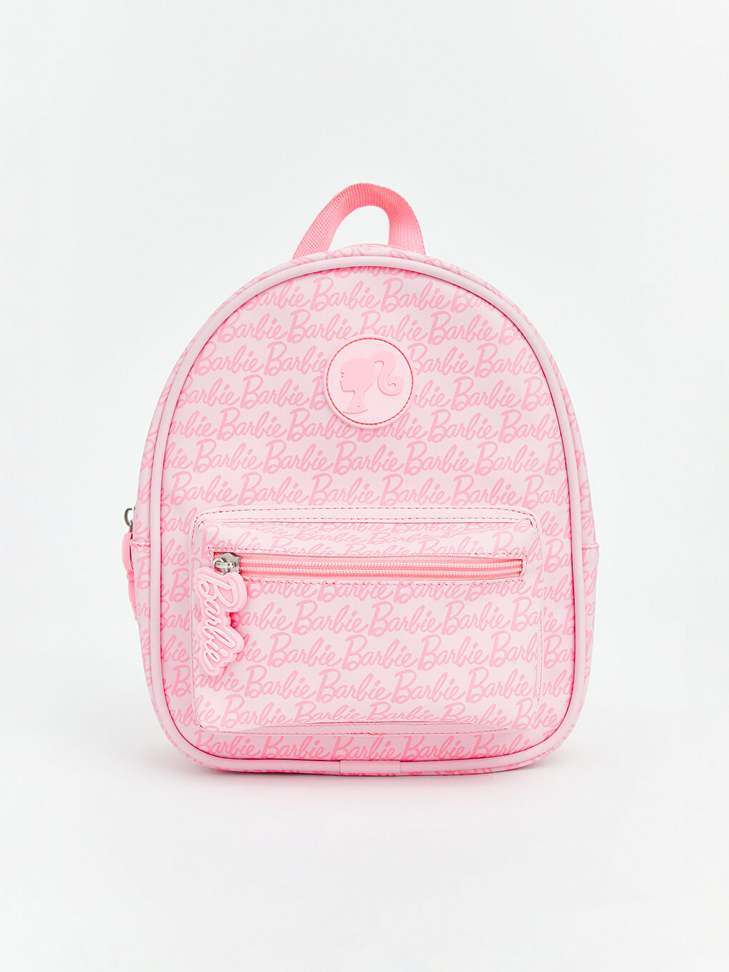 Pembe Barbie Baskılı Kız Çocuk Sırt Çantası