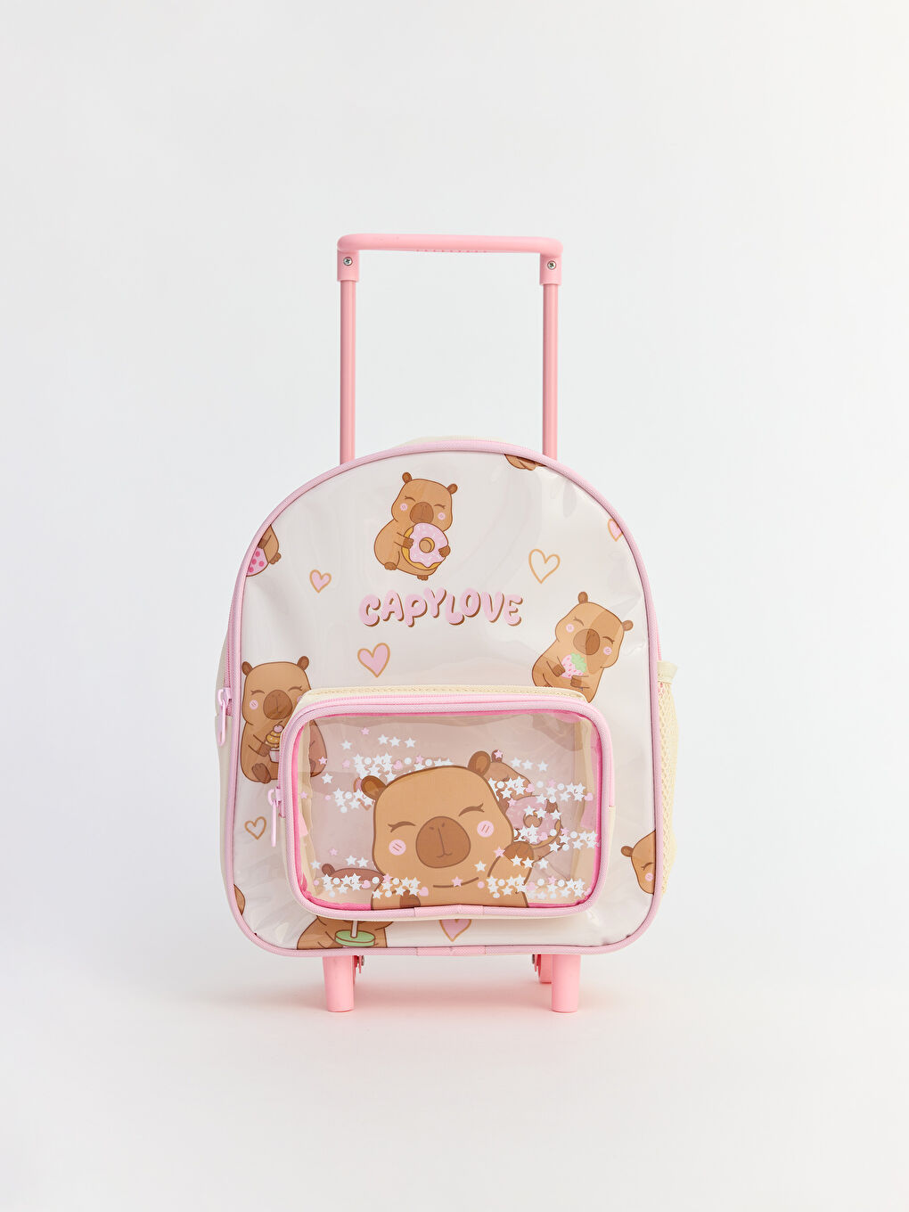 Karışık Hayvan Figürlü Çekçekli Kız Çocuk Çanta-1