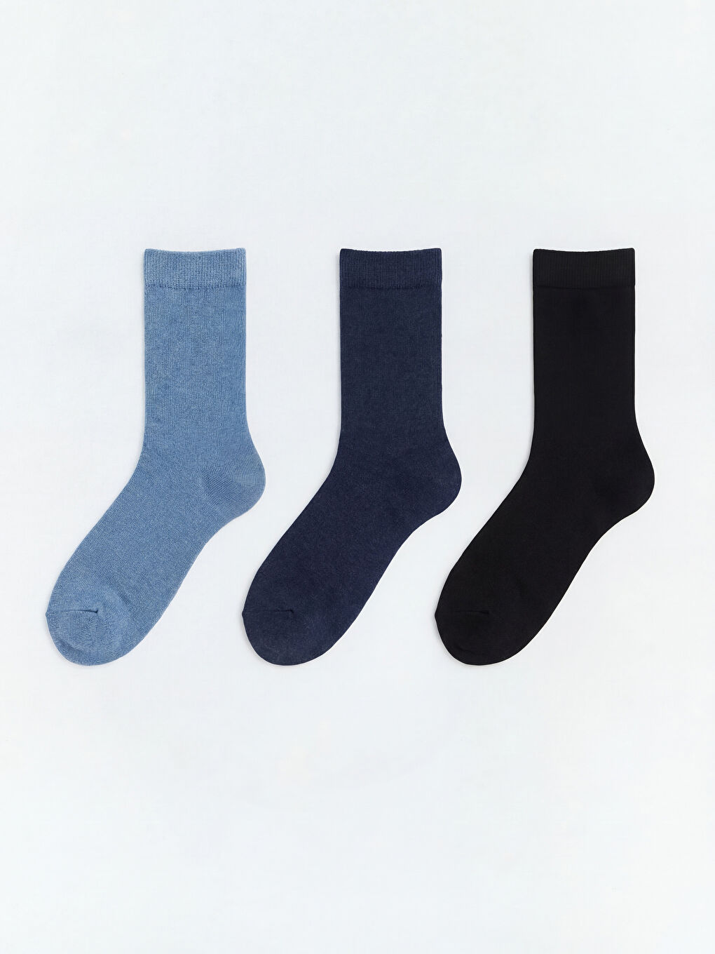 Mavi Erkek Soket Çorap 3'lü