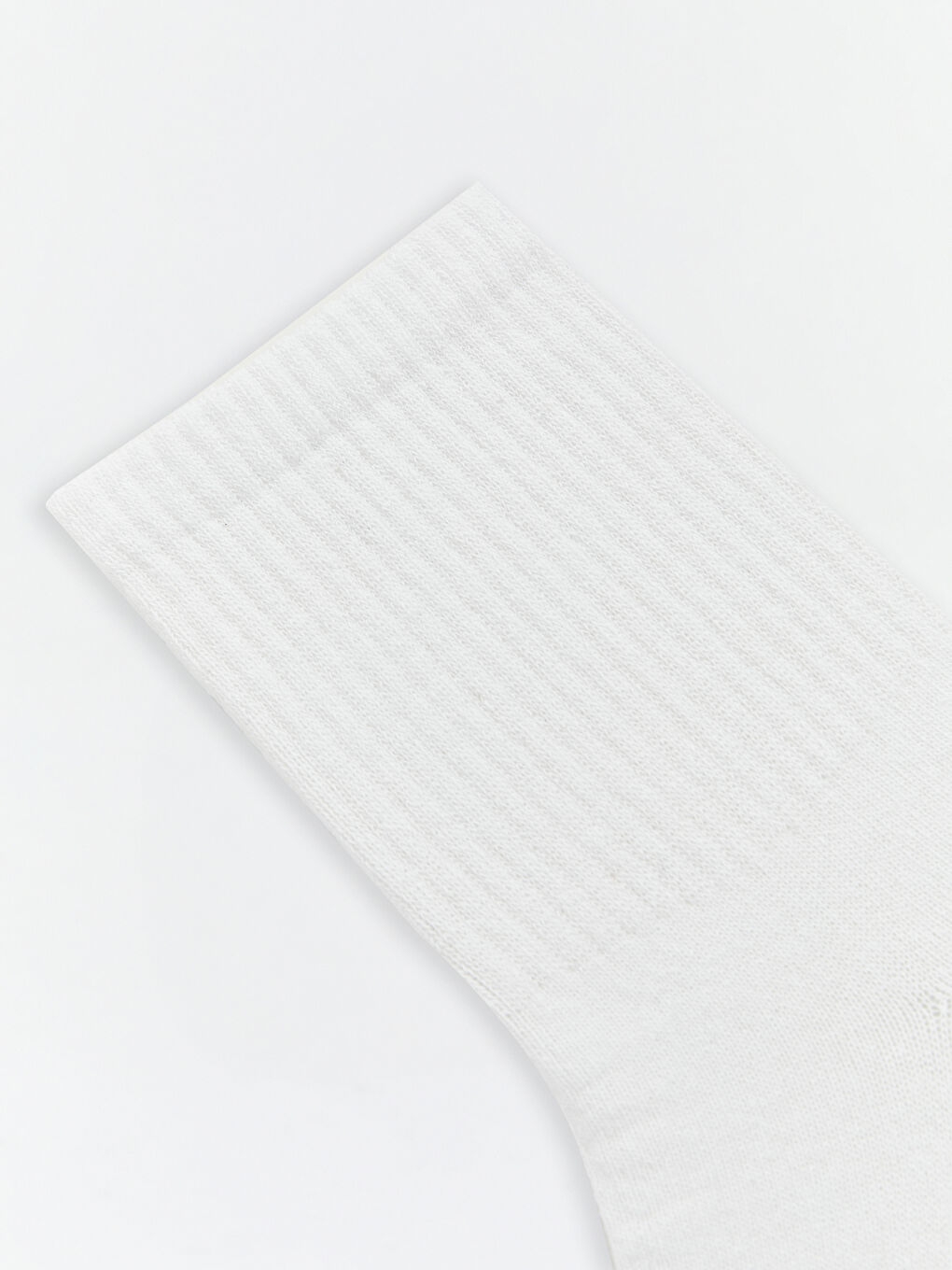 Beyaz Erkek Soket Çorap 3'lü-1