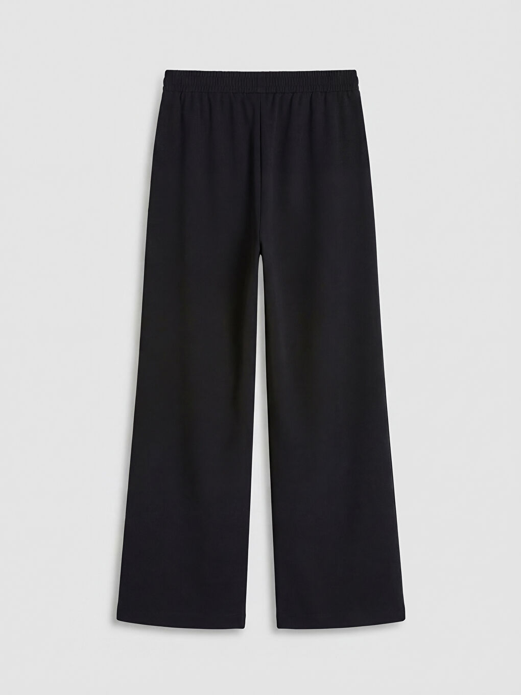 Siyah Beli Lastikli Kadın Pantolon-6