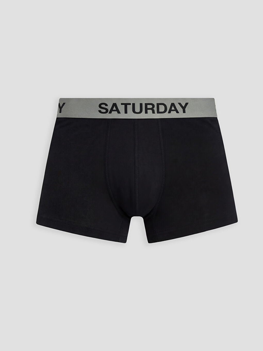 Siyah Standart Kalıp Pamuklu Esnek Erkek Boxer 7'li-6