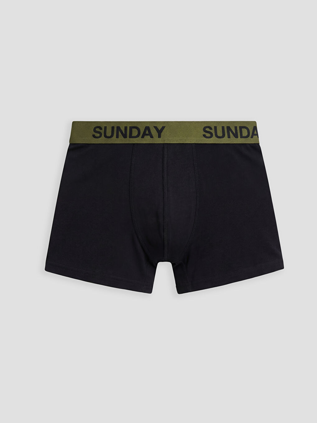 Siyah Standart Kalıp Pamuklu Esnek Erkek Boxer 7'li-7