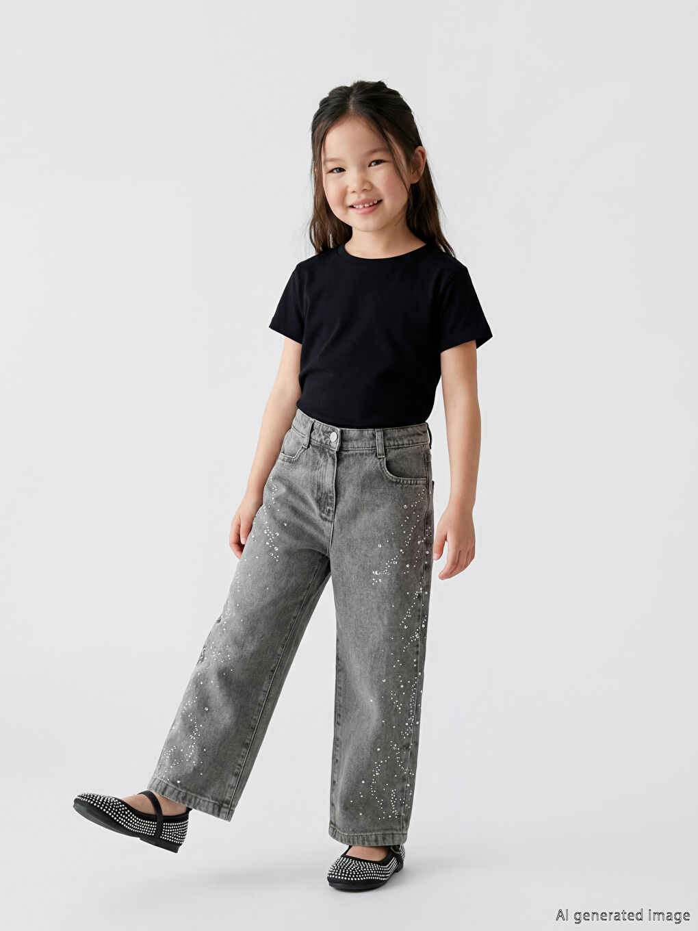 Embellished Girls' Jeans