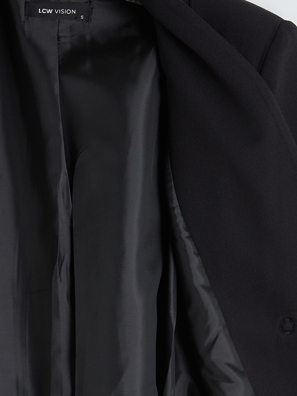 Siyah Şal Yaka Kadın Blazer Ceket-6