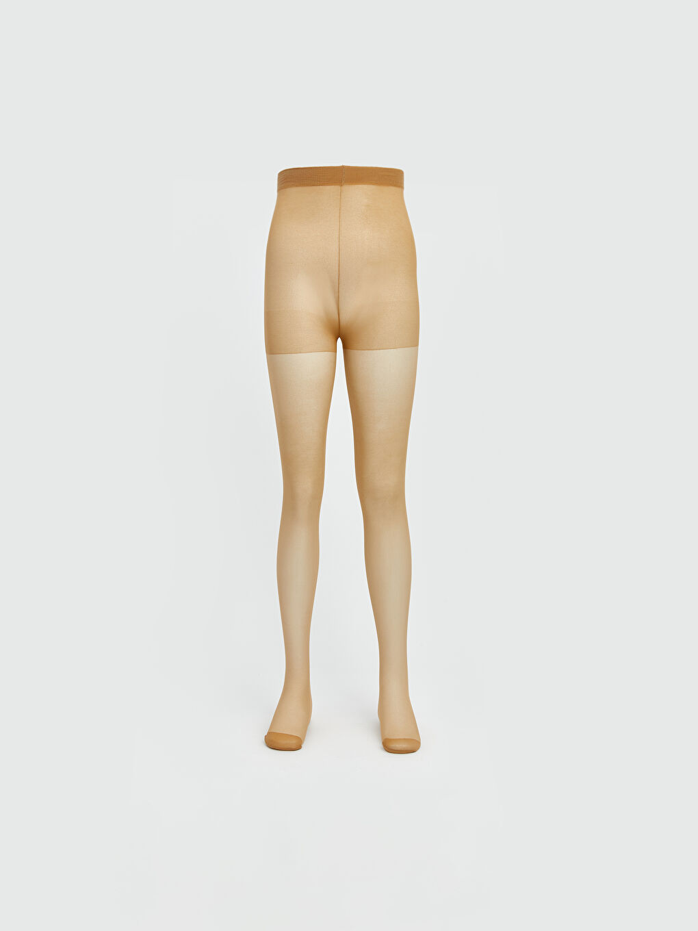 Bej 15 Denye Mat Kadın Külotlu Çorap-1