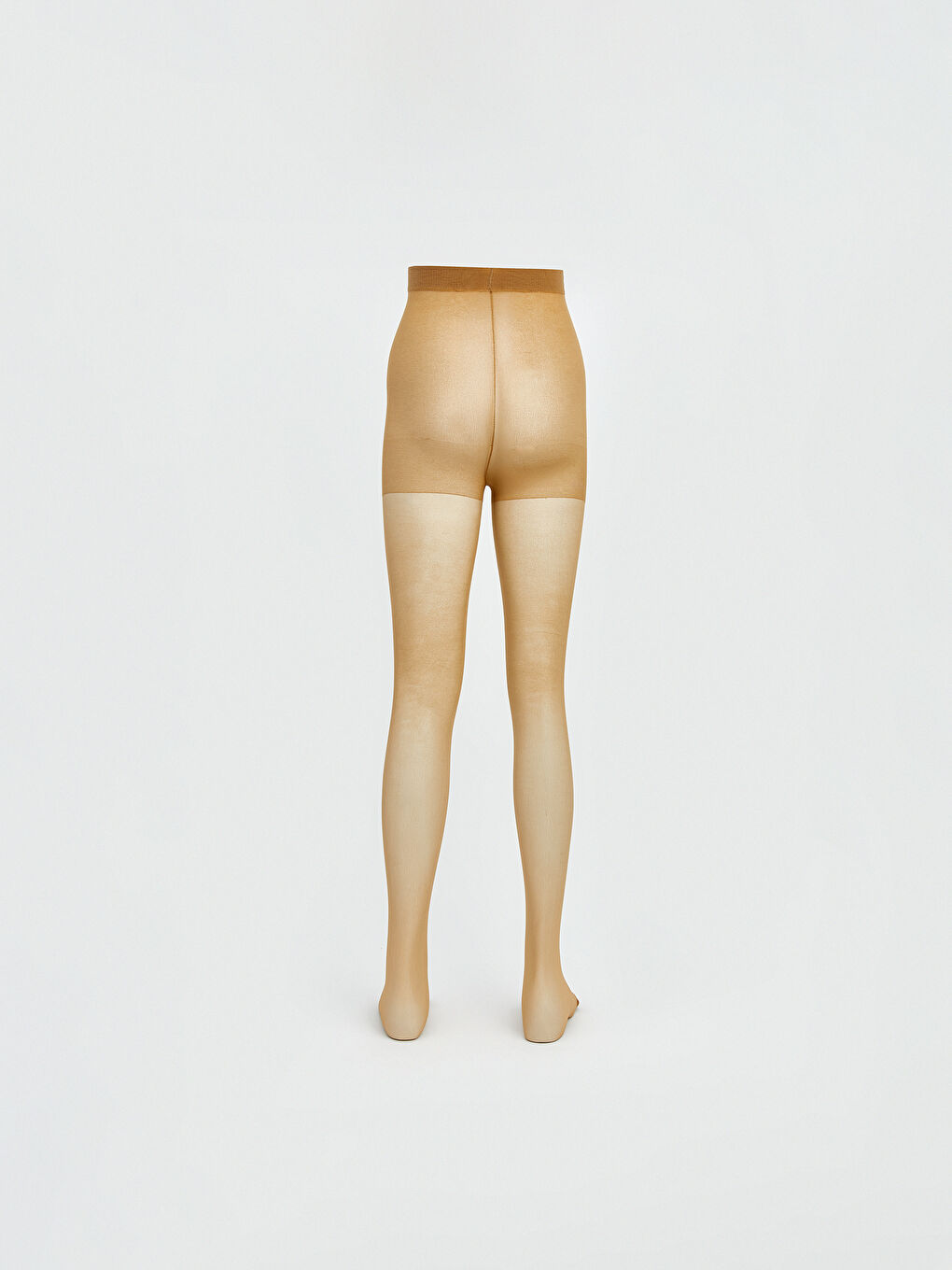 Bej 15 Denye Mat Kadın Külotlu Çorap-2
