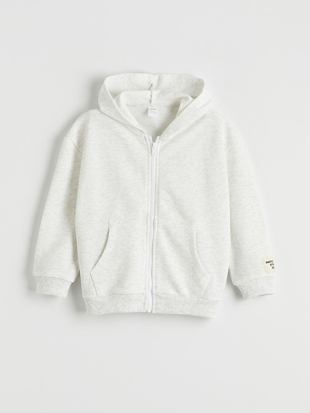 Beyaz Kapüşonlu Erkek Çocuk Eşofman Takımı-4