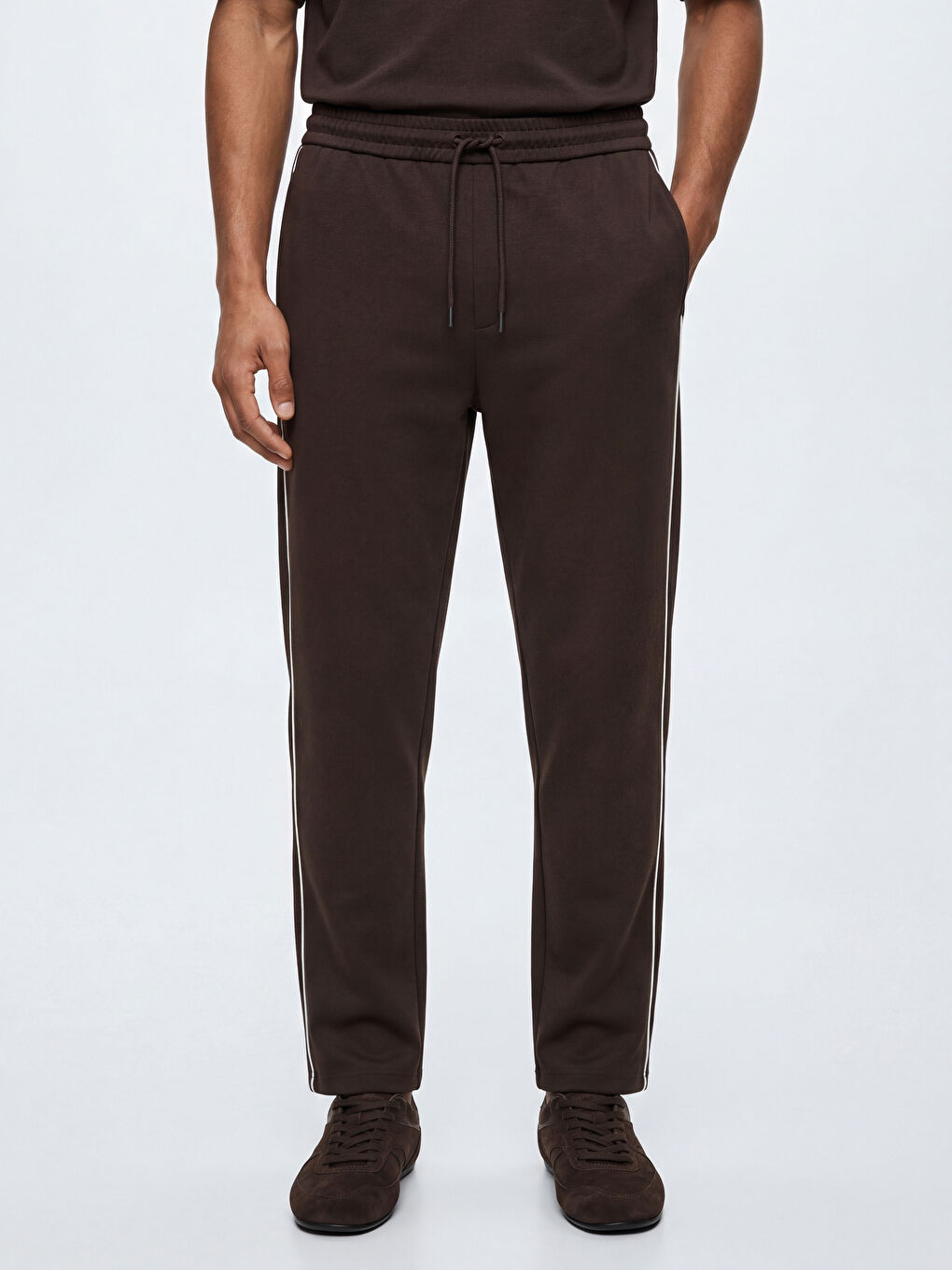 Ерлер қоңыр Жайлы спорт шалбар-1