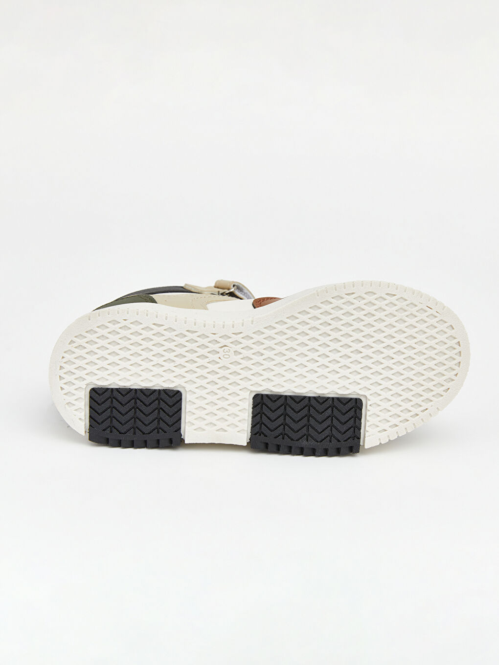 Haki Bağcık ve Cırt Cırtlı Erkek Bebek Spor Ayakkabı-3