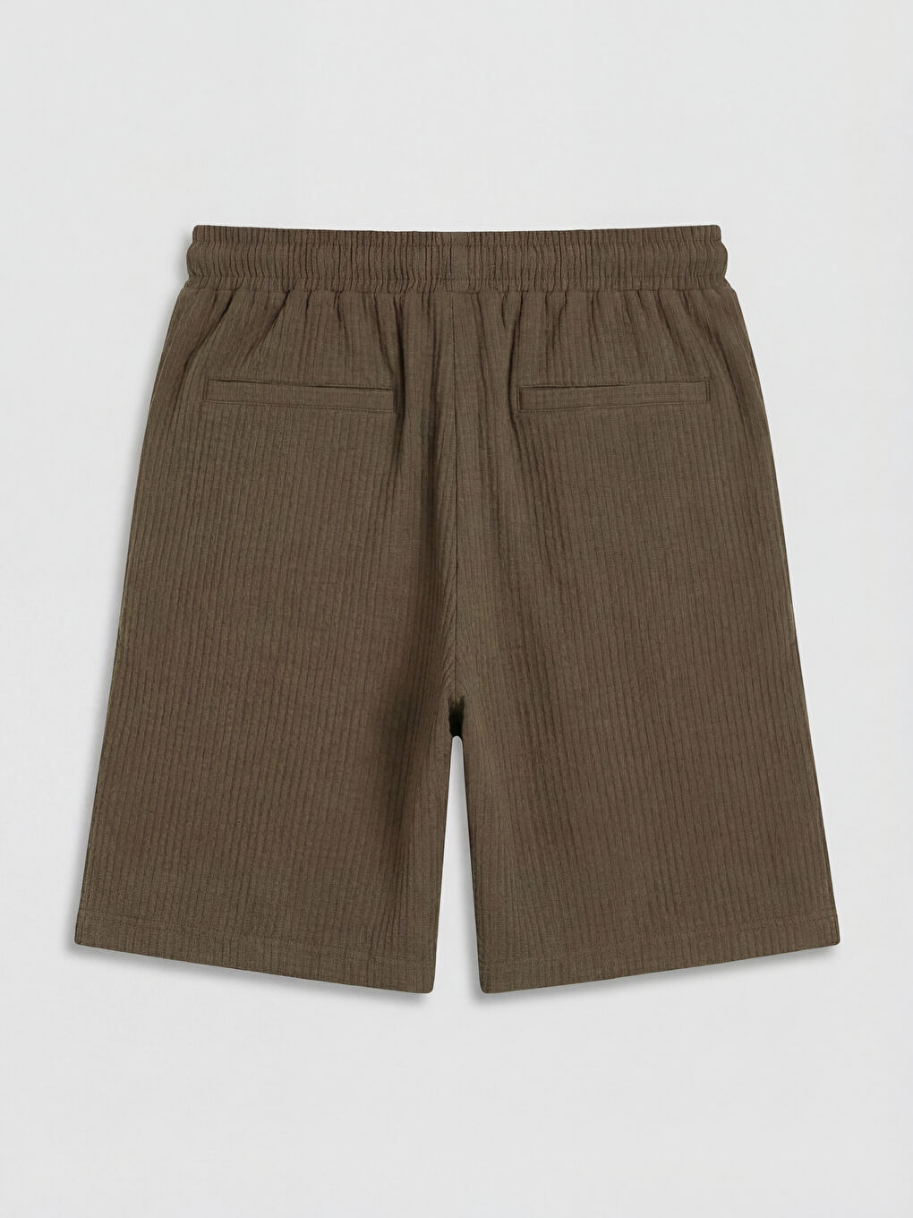 Kahverengi Regular Fit Erkek Şort-5
