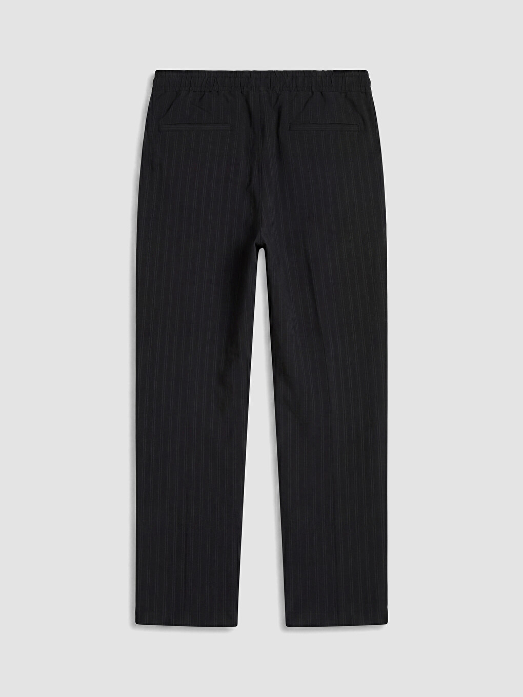 Siyah Regular Fit Erkek Dokulu Pantolon-6