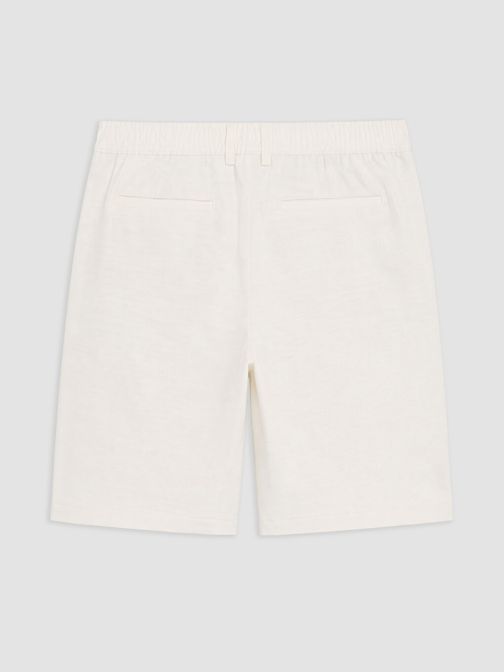 Regular Fit Linen-Look Men's Shorts-1