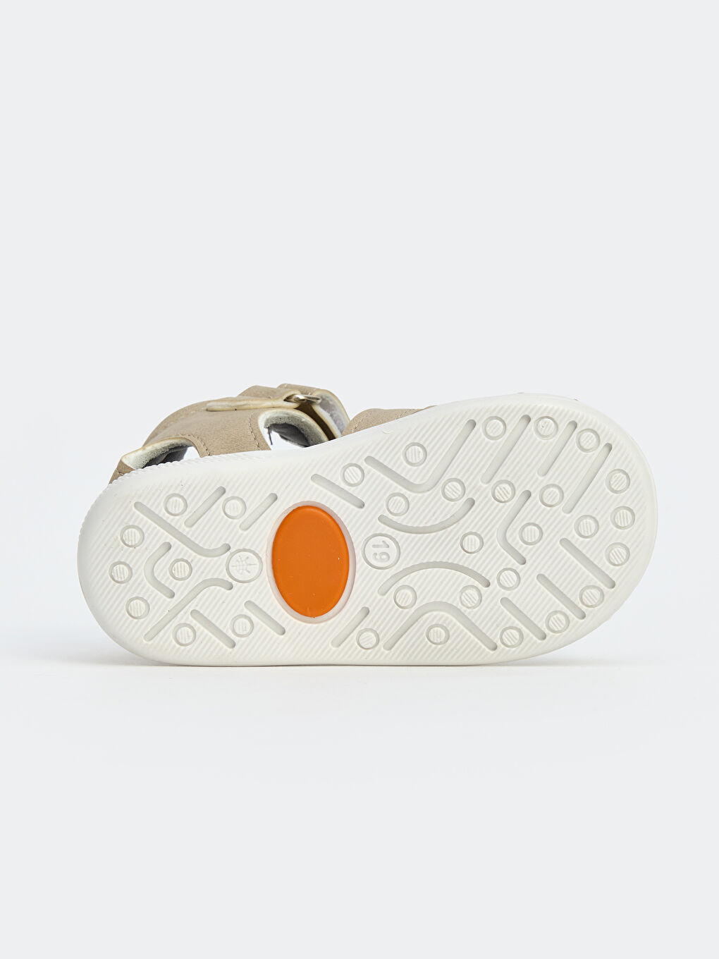 Bej Cırt Cırtlı Erkek Bebek Sandalet-2