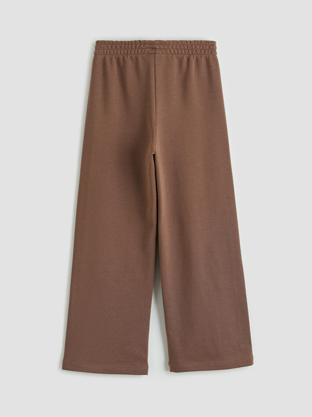 Bordo Geniş Paça Kız Çocuk Eşofman Altı-1