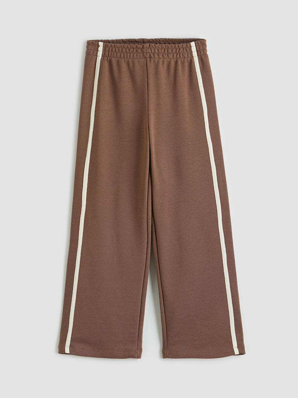 Ekru Brooklyn Baskılı Kız Çocuk Sweatshirt ve Eşofman Altı-2