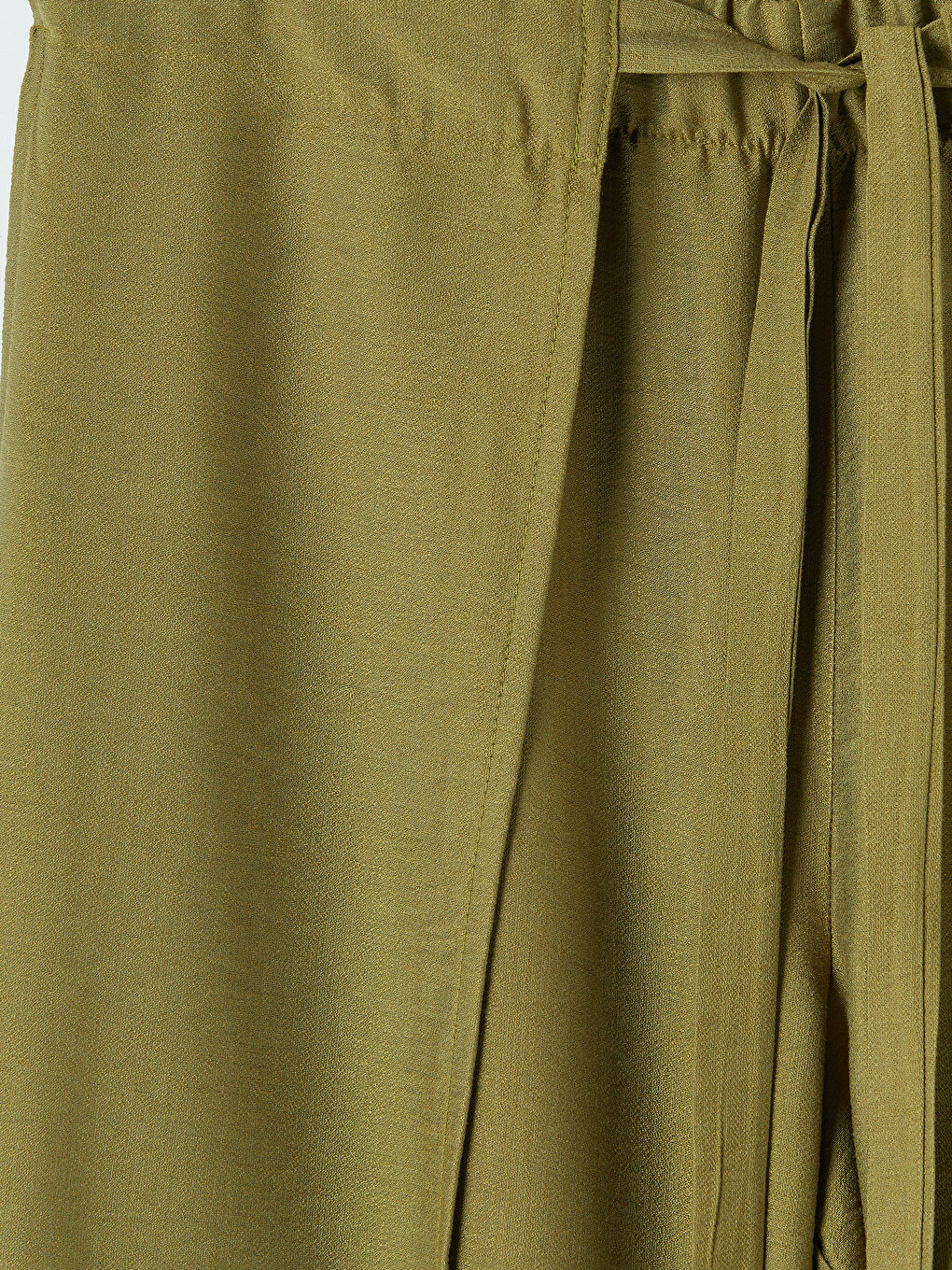 Elastic Waist Wide Leg Women's Trousers-2