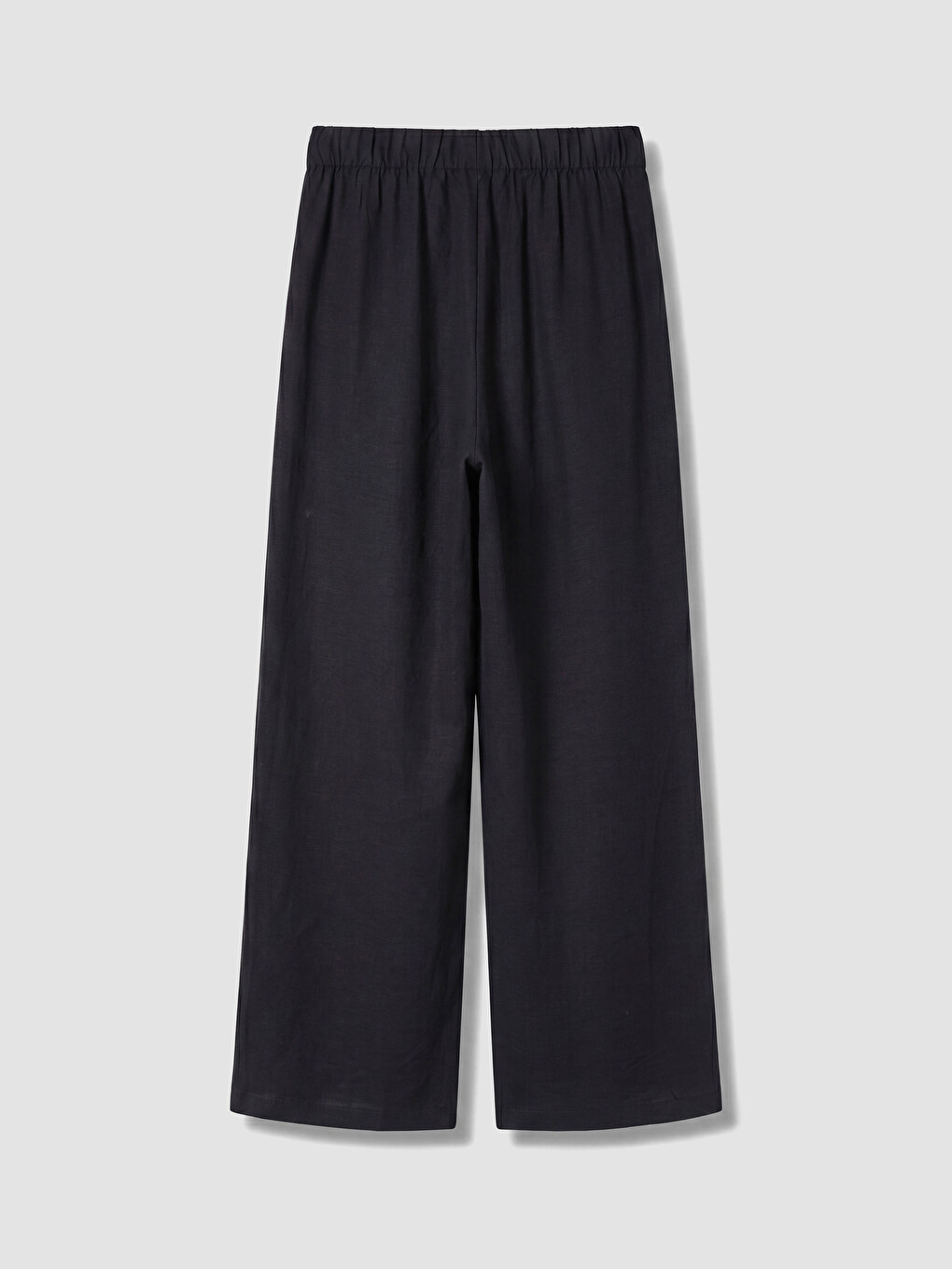 Elastic Waist Wide Leg Women's Trousers-5