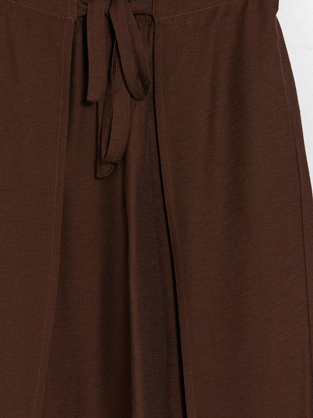 Elastic Waist Wide Leg Women's Trousers-2